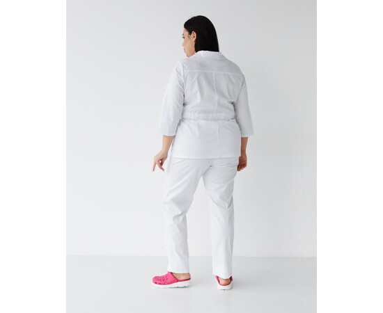 Изображение 2 Медицинский костюм женский Кейптаун белый р. 42, "БЕЛЫЙ ХАЛАТ" 523-324-679, Размер: 42, Цвет: белый