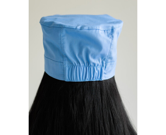 Зображення 3 Медична шапочка блакитна (Elitе Stretch), "БІЛИЙ ХАЛАТ" 169-333-758, Цвет: блакитний