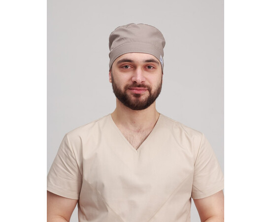 Зображення 2 Медична шапочка мокко, "БІЛИЙ ХАЛАТ" 169-421-667, Цвет: моко