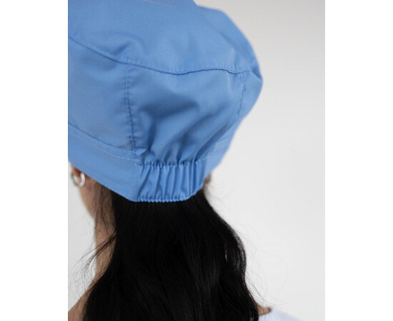 Зображення 3 Медична шапочка блакитна, "БІЛИЙ ХАЛАТ" 169-333-667, Цвет: блакитний
