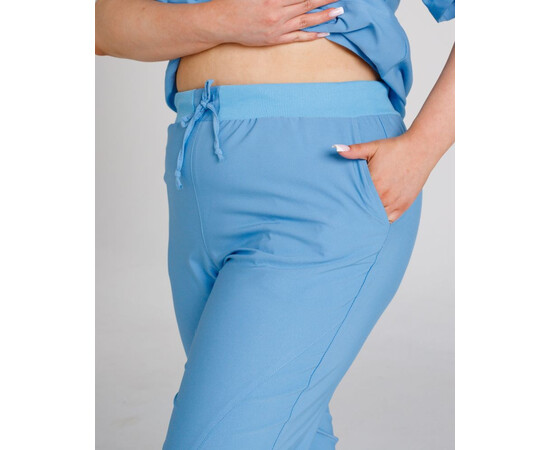 Изображение 6 Медицинский хирургический костюм женский Аризона голубой +SIZE р. 58, "БЕЛЫЙ ХАЛАТ" 505-333-924, Размер: 58, Цвет: голубой
