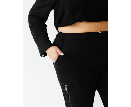 Зображення 8 Медичний костюм жіночий Ванкувер чорний р. 2XL-3XL, "БІЛИЙ ХАЛАТ" 524-321-758, Розмір: 2XL-3XL, Цвет: чорний