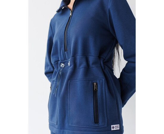 Зображення 6 Медичний костюм жіночий Ванкувер темно-синій р. 2XL-3XL, "БІЛИЙ ХАЛАТ" 524-406-758, Розмір: 2XL-3XL, Цвет: темно синій