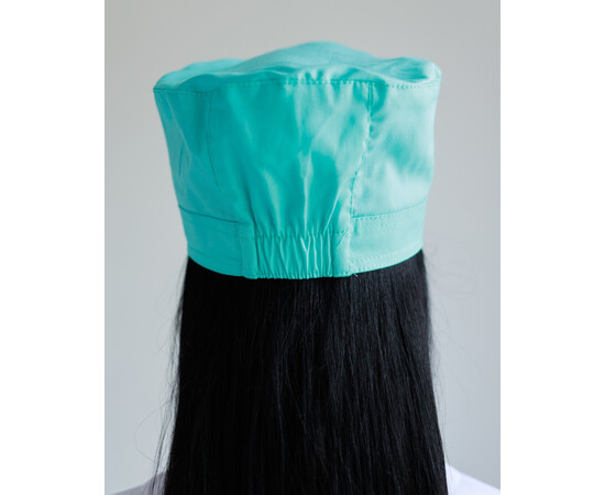 Изображение 3 Медицинская шапочка мятная (Elite Stretch), "БЕЛЫЙ ХАЛАТ" 169-370-948, Цвет: мятный