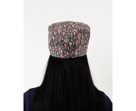 Зображення 3 Медична шапочка з принтом Anatomy, "БІЛИЙ ХАЛАТ" 169-417-957, Цвет: anatomy