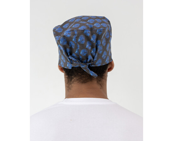 Изображение 4 Медицинская классическая шапочка на завязках с принтом KT, "БЕЛЫЙ ХАЛАТ" 449-417-962, Цвет: kt