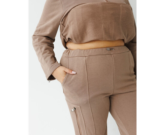 Зображення 9 Медичний костюм жіночий Ванкувер темно-бежевий р. 2XL-3XL, "БІЛИЙ ХАЛАТ" 524-435-758, Розмір: 2XL-3XL, Цвет: темно-бежевий