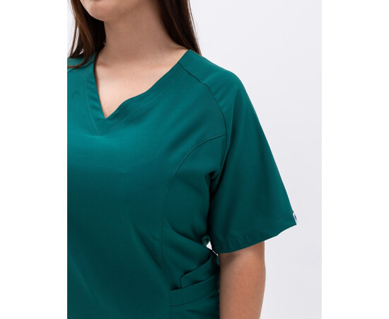 Зображення 5 Медичний хірургічний костюм жіночий Аризона зелений +SIZE р. 58, "БІЛИЙ ХАЛАТ" 505-350-924, Розмір: 58, Цвет: зелений