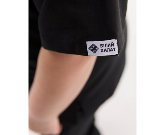 Зображення 7 Медичний хірургічний костюм жіночий Аризона чорний +SIZE р. 60, "БІЛИЙ ХАЛАТ" 505-321-924, Розмір: 60, Цвет: чорний