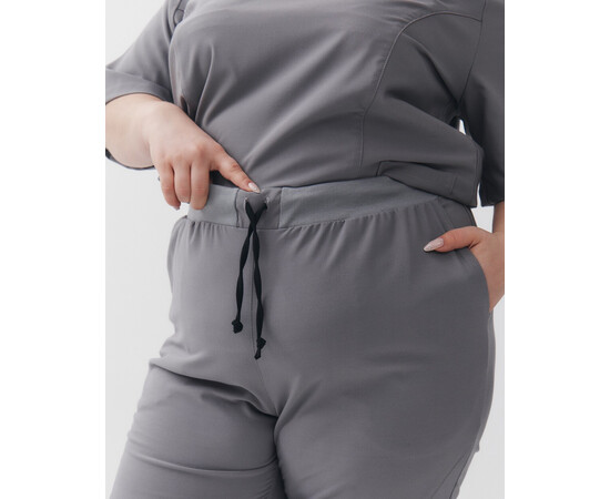 Зображення 7 Медичний хірургічний костюм жіночий Аризона сірий LARGE SIZE р. 70, "БІЛИЙ ХАЛАТ" 555-328-924, Розмір: 70, Цвет: сірий