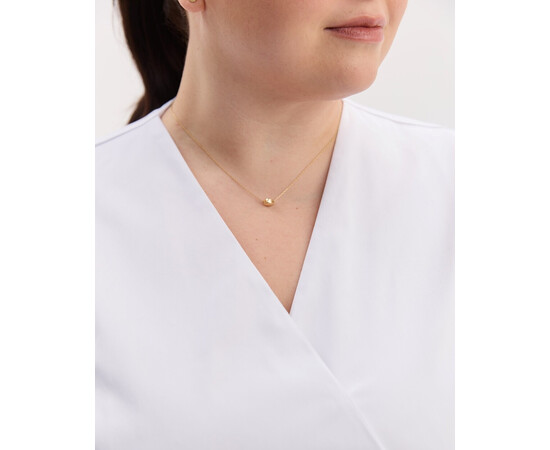 Зображення 4 Медичний костюм жіночий Кіото білий +SIZE р. 66, "БІЛИЙ ХАЛАТ" 571-324-679, Розмір: 66, Цвет: білий