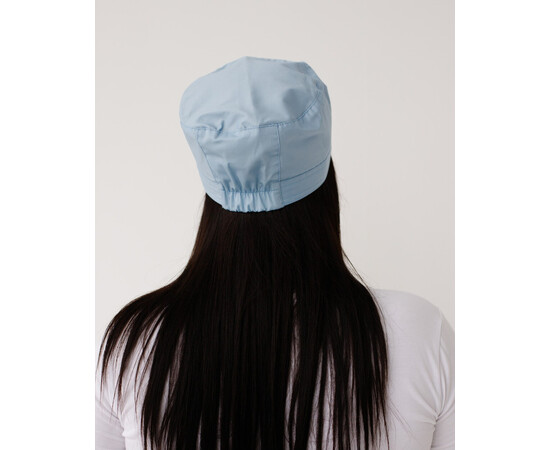 Изображение 3 Медицинская шапочка лазурная (Elite Stretch), "БЕЛЫЙ ХАЛАТ" 169-462-948, Цвет: лазурный