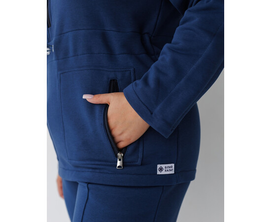 Зображення 7 Медичний костюм жіночий Ванкувер темно-синій р. 4XL-5XL, "БІЛИЙ ХАЛАТ" 524-406-758, Розмір: 4XL-5XL, Цвет: темно синій