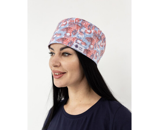 Зображення 3 Медична шапочка з принтом Skeleton, "БІЛИЙ ХАЛАТ" 169-417-958, Цвет: skeleton