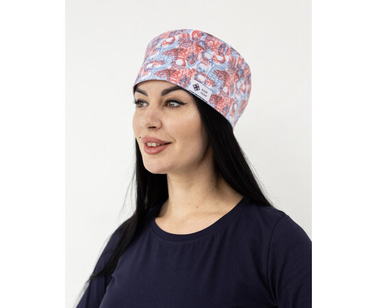 Зображення 2 Медична шапочка з принтом Skeleton, "БІЛИЙ ХАЛАТ" 169-417-958, Цвет: skeleton