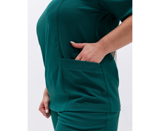 Изображение 7 Медицинский хирургический костюм женский Аризона зеленый +SIZE р. 56, "БЕЛЫЙ ХАЛАТ" 505-350-924, Размер: 56, Цвет: зеленый