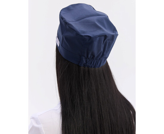 Изображение 4 Медицинская шапочка темно-синяя (Elite Stretch), "БЕЛЫЙ ХАЛАТ" 169-406-948, Цвет: темно-синий