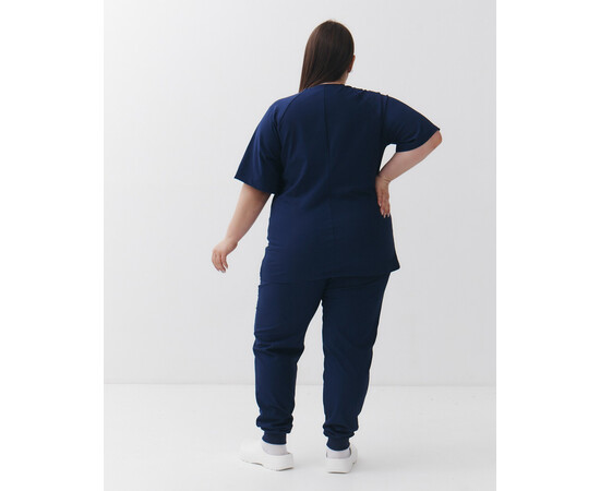 Зображення 3 Медичний хірургічний костюм жіночий Аризона синій LARGE SIZE р. 66, "БІЛИЙ ХАЛАТ" 555-322-924, Розмір: 66, Цвет: синий