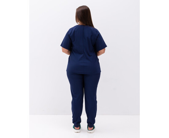 Зображення 3 Медичний хірургічний костюм жіночий Аризона синій +SIZE р. 58, "БІЛИЙ ХАЛАТ" 505-322-924, Розмір: 58, Цвет: синий