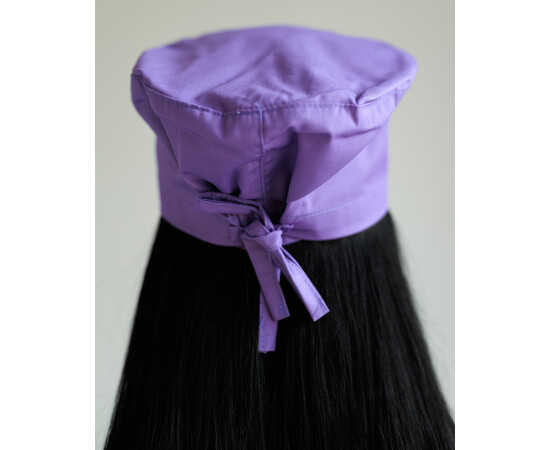 Зображення 3 Медична класична шапочка на зав'язках лавандова, "БІЛИЙ ХАЛАТ" 449-353-704, Цвет: лавандовий
