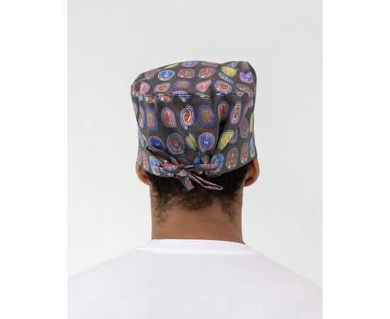 Зображення 6 Медична класична шапочка на зав'язках з принтом MRT, "БІЛИЙ ХАЛАТ" 449-417-961, Цвет: mrt