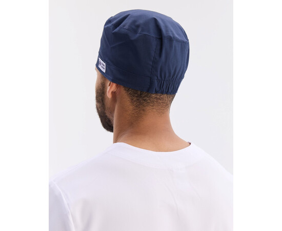Изображение 5 Медицинская шапочка темно-синяя (Elite Stretch), "БЕЛЫЙ ХАЛАТ" 169-406-948, Цвет: темно-синий