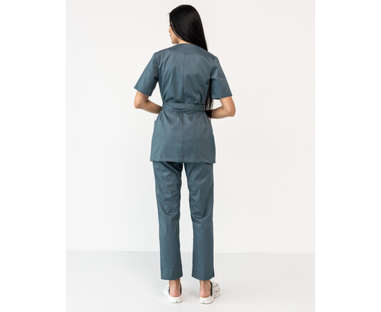 Зображення 2 Медичний костюм жіночий Кіото нефритовий р. 40, "БІЛИЙ ХАЛАТ" 519-486-679, Розмір: 40, Цвет: нефритовий
