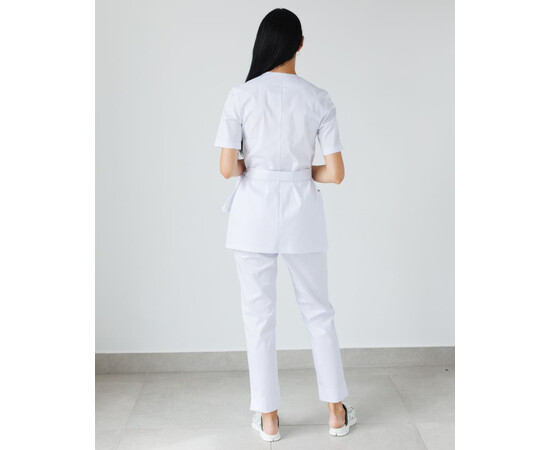 Зображення 2 Медичний костюм жіночий Кіото білий р. 42, "БІЛИЙ ХАЛАТ" 519-324-679, Розмір: 42, Цвет: білий