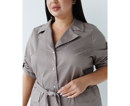 Изображение 4 Медицинский костюм женский Кейптаун мокко р. 48, "БЕЛЫЙ ХАЛАТ" 523-421-679, Размер: 48, Цвет: мокко