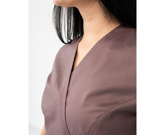 Зображення 4 Медичний костюм жіночий Кіото какао р. 44, "БІЛИЙ ХАЛАТ" 519-521-679, Розмір: 44, Цвет: какао