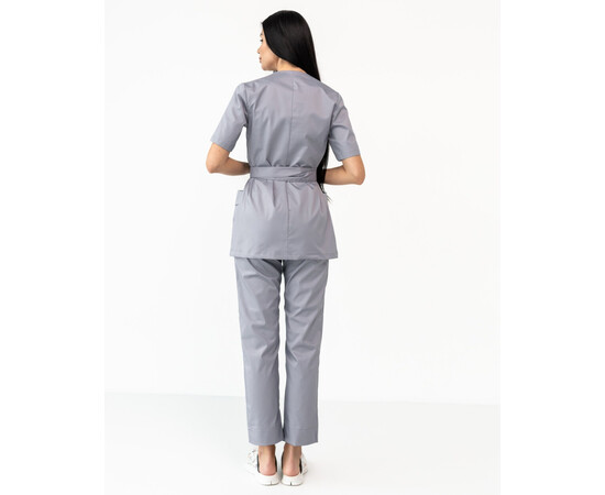 Зображення 2 Медичний костюм жіночий Кіото сірий р. 42, "БІЛИЙ ХАЛАТ" 519-328-679, Розмір: 42, Цвет: сірий