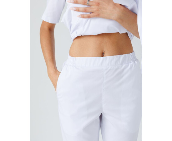 Зображення 4 Медичний костюм жіночий Кіото білий р. 42, "БІЛИЙ ХАЛАТ" 519-324-679, Розмір: 42, Цвет: білий