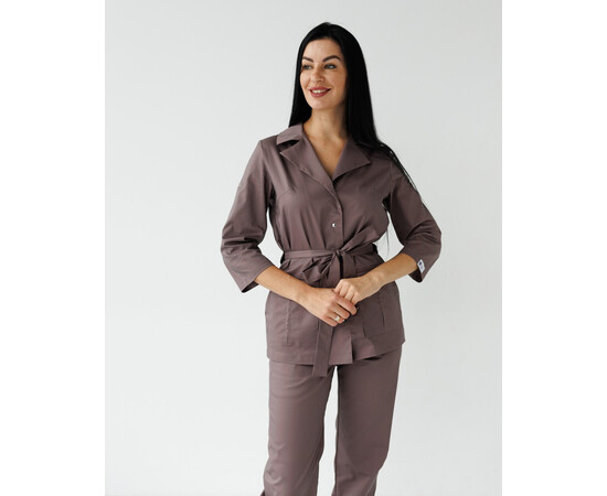 Зображення 3 Медичний костюм жіночий Кейптаун какао р. 40, "БІЛИЙ ХАЛАТ" 523-521-679, Розмір: 40, Цвет: какао