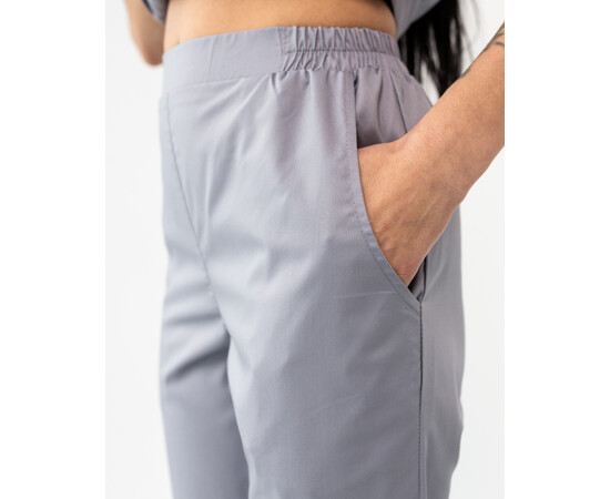 Зображення 7 Медичний костюм жіночий Кіото сірий р. 52, "БІЛИЙ ХАЛАТ" 519-328-679, Розмір: 52, Цвет: сірий