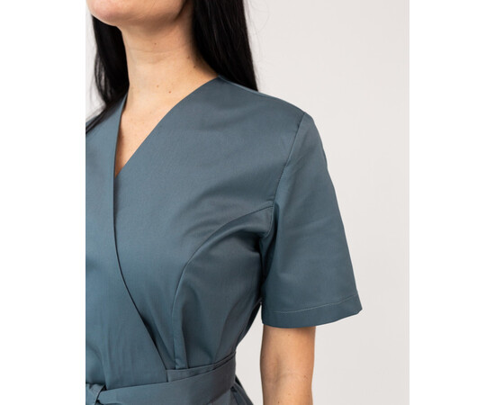 Зображення 5 Медичний костюм жіночий Кіото нефритовий р. 48, "БІЛИЙ ХАЛАТ" 519-486-679, Розмір: 48, Цвет: нефритовий