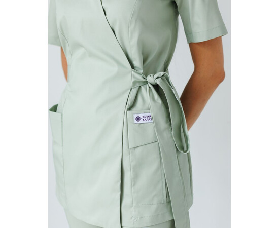 Зображення 6 Медичний костюм жіночий Кіото фісташковий р. 44, "БІЛИЙ ХАЛАТ" 519-396-679, Розмір: 44, Цвет: фісташковий