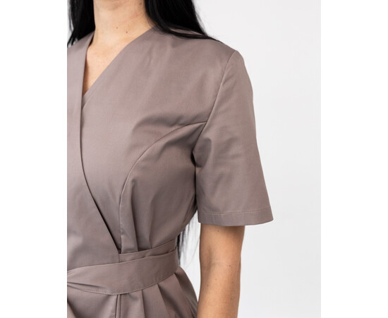Изображение 5 Медицинский костюм женский Киото мокко р. 44, "БЕЛЫЙ ХАЛАТ" 519-421-679, Размер: 44, Цвет: мокко