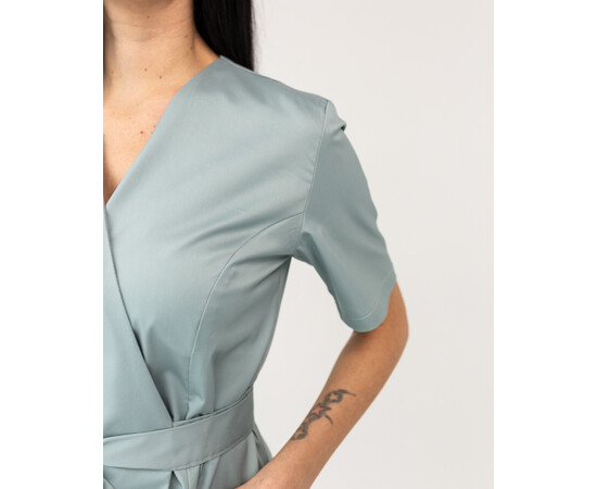 Зображення 5 Медичний костюм жіночий Кіото світло-м'ятний р. 50, "БІЛИЙ ХАЛАТ" 519-440-679, Розмір: 50, Цвет: світло-м'ятний