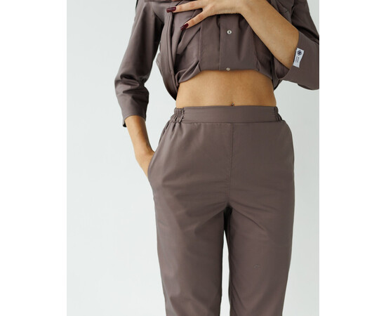 Изображение 8 Медицинский костюм женский Кейптаун какао р. 42, "БЕЛЫЙ ХАЛАТ" 523-521-679, Размер: 42, Цвет: какао