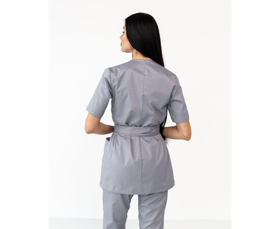 Зображення 4 Медичний костюм жіночий Кіото сірий р. 46, "БІЛИЙ ХАЛАТ" 519-328-679, Розмір: 46, Цвет: сірий