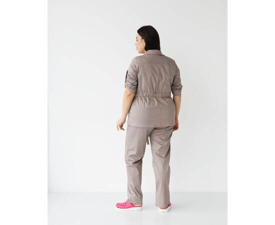 Зображення 2 Медичний костюм жіночий Кейптаун мокко р. 52, "БІЛИЙ ХАЛАТ" 523-421-679, Розмір: 52, Цвет: моко