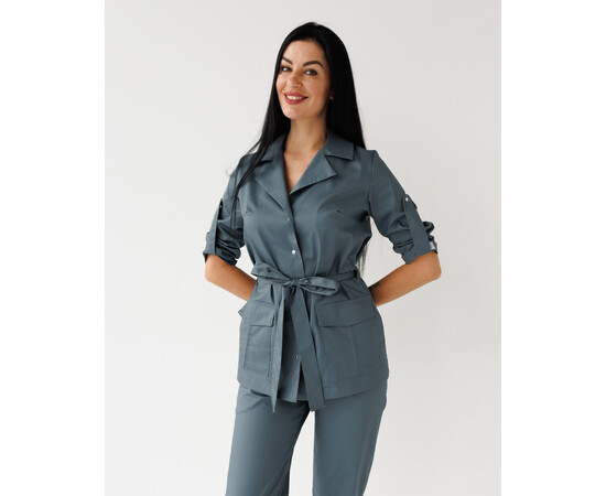 Зображення 3 Медичний костюм жіночий Кейптаун нефритовий р. 48, "БІЛИЙ ХАЛАТ" 523-486-679, Розмір: 48, Цвет: нефритовий