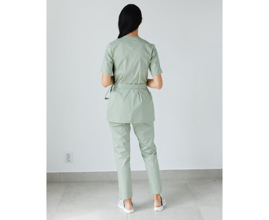 Зображення 2 Медичний костюм жіночий Кіото фісташковий р. 52, "БІЛИЙ ХАЛАТ" 519-396-679, Розмір: 52, Цвет: фісташковий
