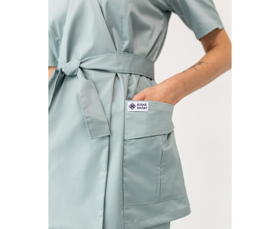 Зображення 6 Медичний костюм жіночий Кіото світло-м'ятний р. 40, "БІЛИЙ ХАЛАТ" 519-440-679, Розмір: 40, Цвет: світло-м'ятний