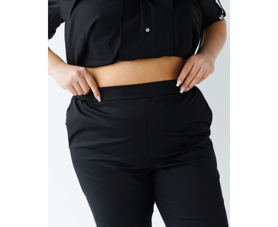 Изображение 9 Медицинский костюм женский Кейптаун черный р. 52, "БЕЛЫЙ ХАЛАТ" 523-321-679, Размер: 52, Цвет: черный