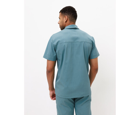 Зображення 4 Медичний костюм чоловічий Теннессі лазурно-сірий р. 54, "БІЛИЙ ХАЛАТ" 550-428-677, Розмір: 54, Цвет: блакитно-сірий