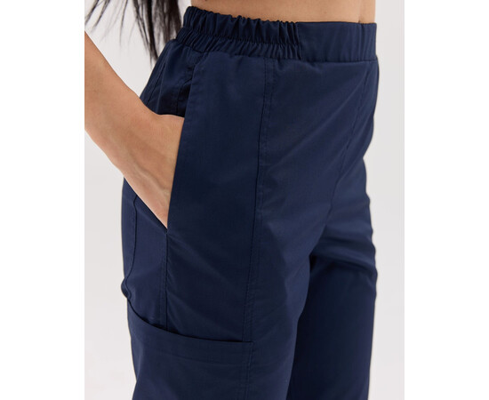 Зображення 8 Медичний костюм жіночий Остін темно-синій р. 48, "БІЛИЙ ХАЛАТ" 583-512-679, Розмір: 48, Цвет: темно синій