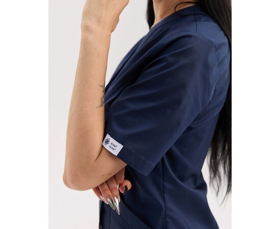 Зображення 3 Медичний костюм жіночий Остін темно-синій р. 40, "БІЛИЙ ХАЛАТ" 583-512-679, Розмір: 40, Цвет: темно синій