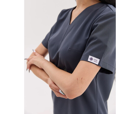 Зображення 5 Медичний костюм жіночий Саванна темно-сірий р. 54, "БІЛИЙ ХАЛАТ" 582-525-968, Розмір: 54, Цвет: темно-сірий