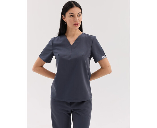 Зображення 3 Медичний костюм жіночий Саванна темно-сірий р. 46, "БІЛИЙ ХАЛАТ" 582-525-968, Розмір: 46, Цвет: темно-сірий
